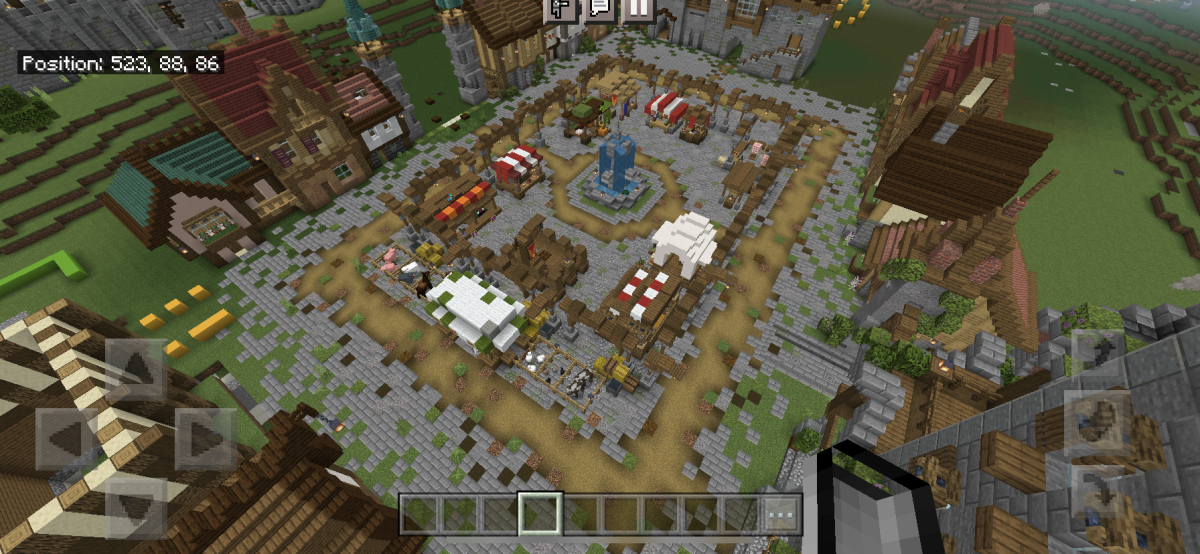 Villaggio di Minecraft in evoluzione 