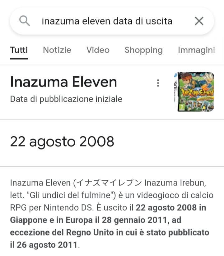 Esattamente 14 anni fa nasceva inazuma eleven con l'uscita del primo videogioco, l'anime sarebbe arrivato poco più di un mese dopo