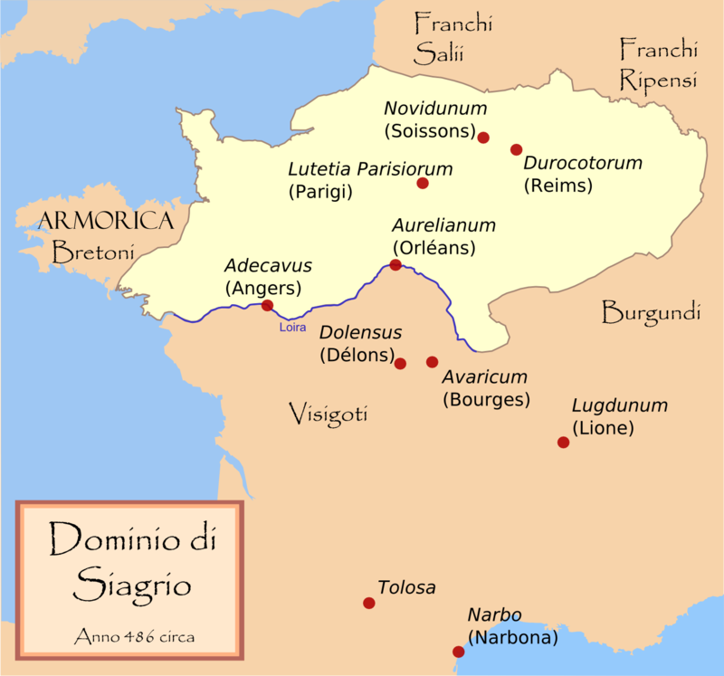 Giorno 1: Regno di Siagrio o di Soissons