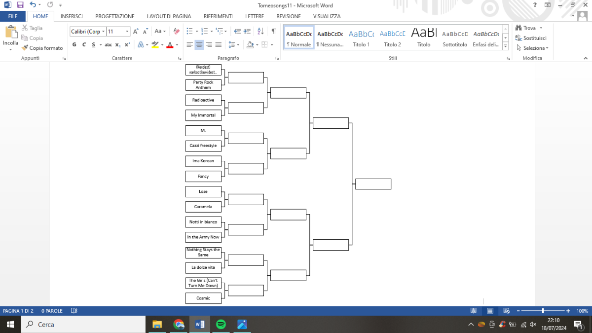 Sesto round: Notti in bianco - Blanco vs In the Army Now - Status Quo 