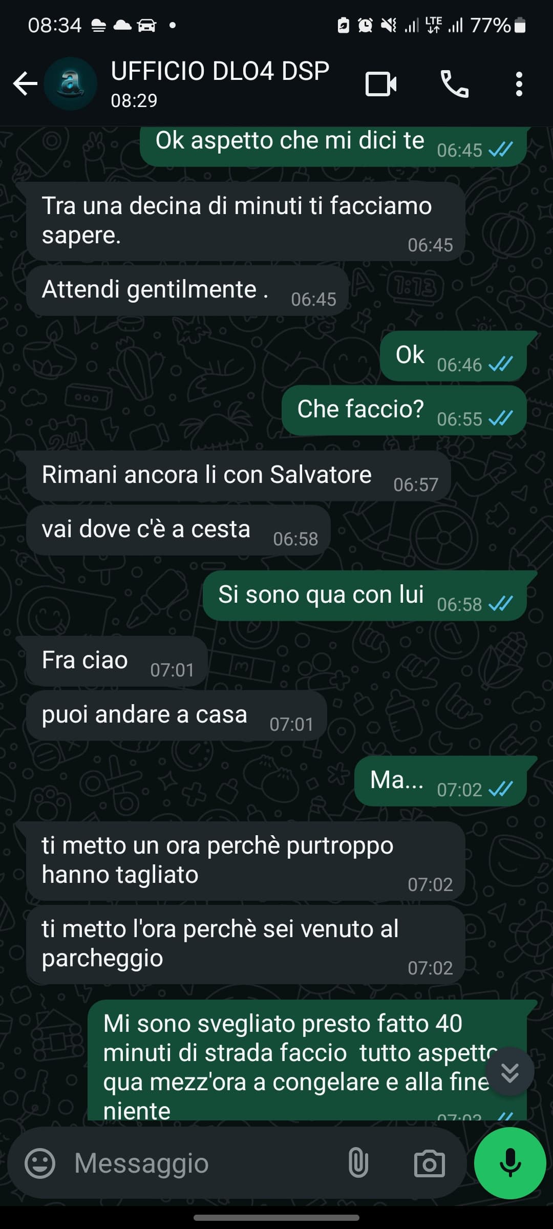 Che bel lavoro del cazzo 