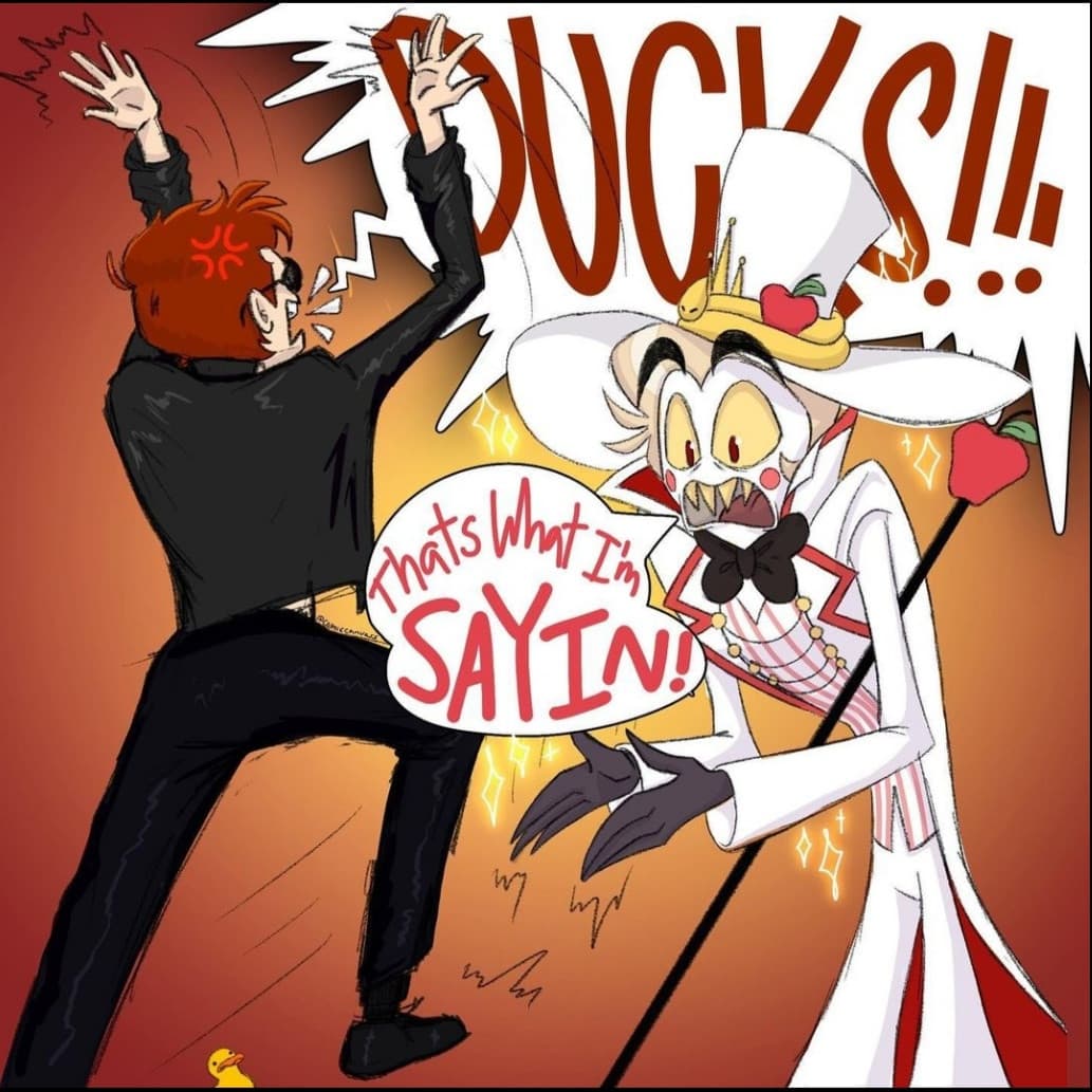 Good Omens x Hazbin Hotel= 🦆 ecco perché le amo. Non lo avevo capito finché non ho visto questo 🥰