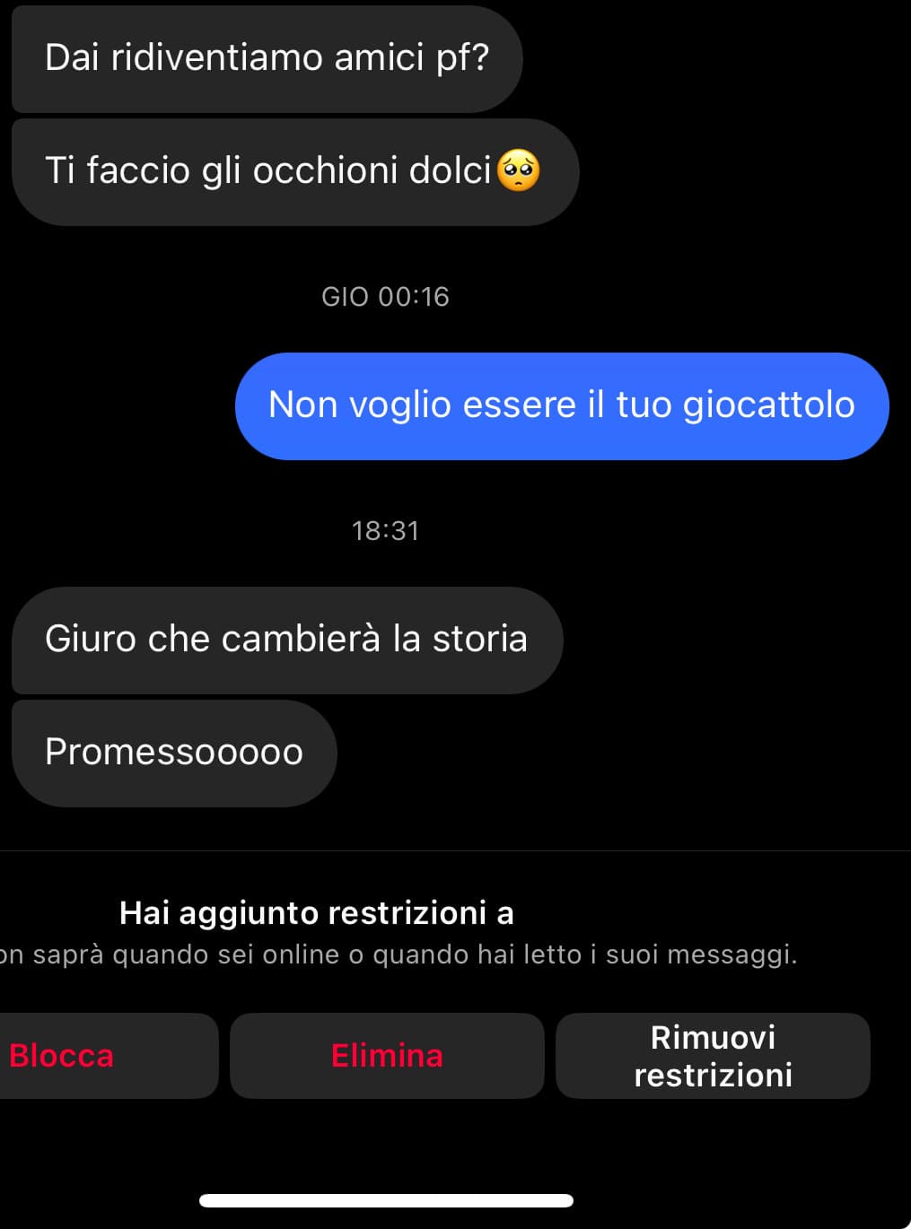 Ma insiste sta ragazza..