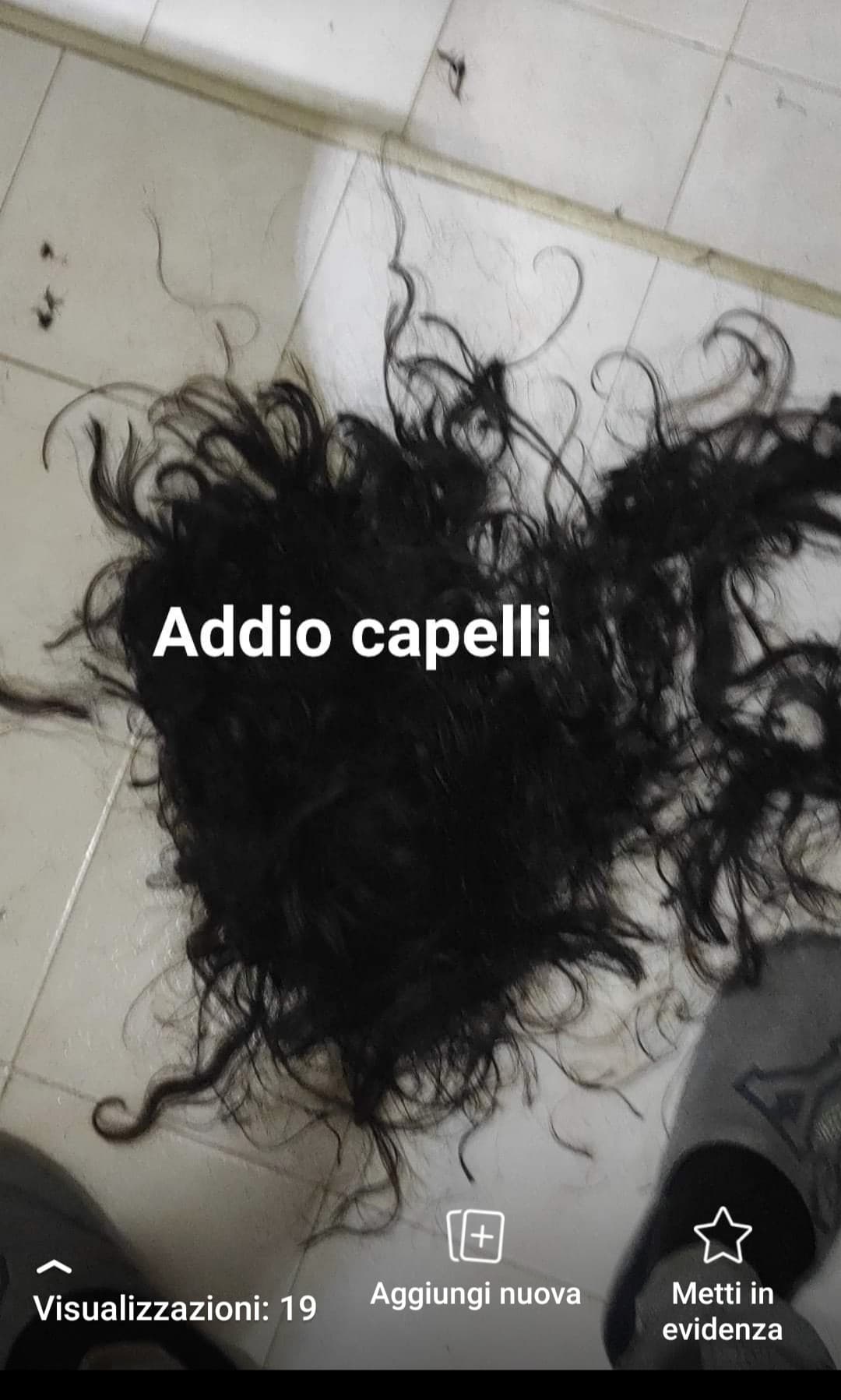 Mi sono fatto la pelata