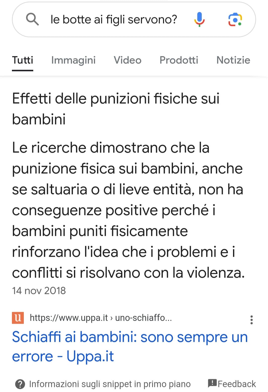 lo dice la scienza eh non lo dico io