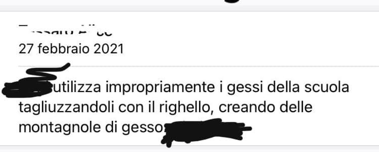 e ora chi glielo dice che quello non era gesso?