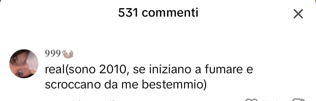 ma sta zitta, che le uniche sigarette che fumi sono quelle di zucchero