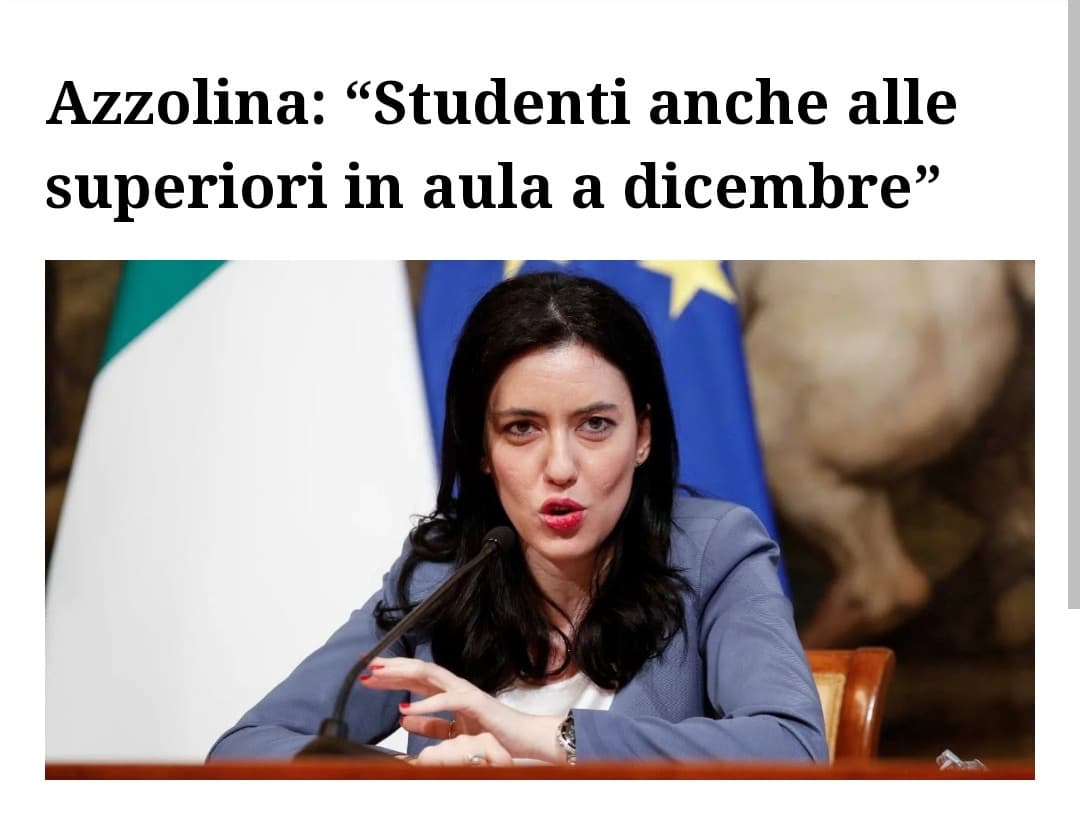 Una buona notizia, almeno 