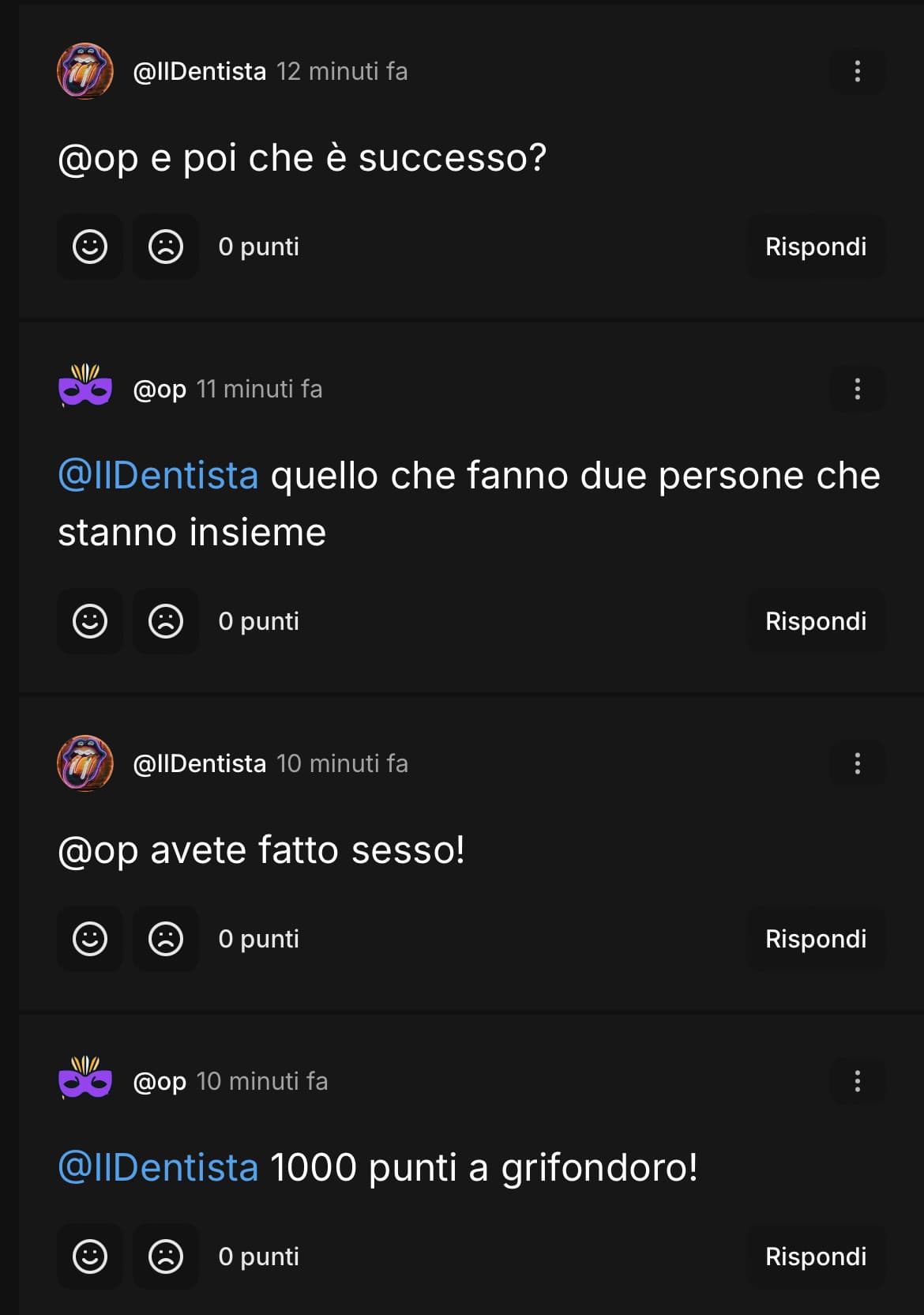 Average conversazione con IlDentista