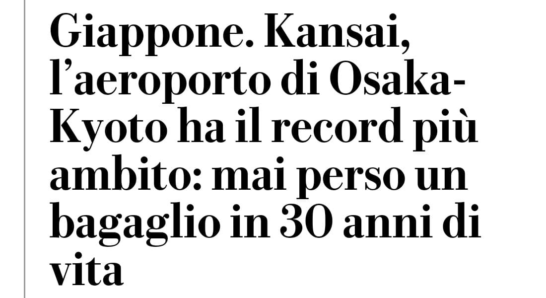 Non hanno mai perso un bagaglio perché trovarli tutti è il loro Kyoto fisso 