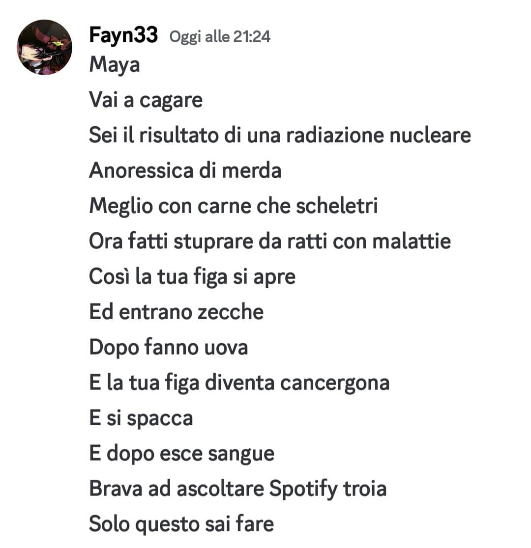 state attenti su discord...c'è gentaglia