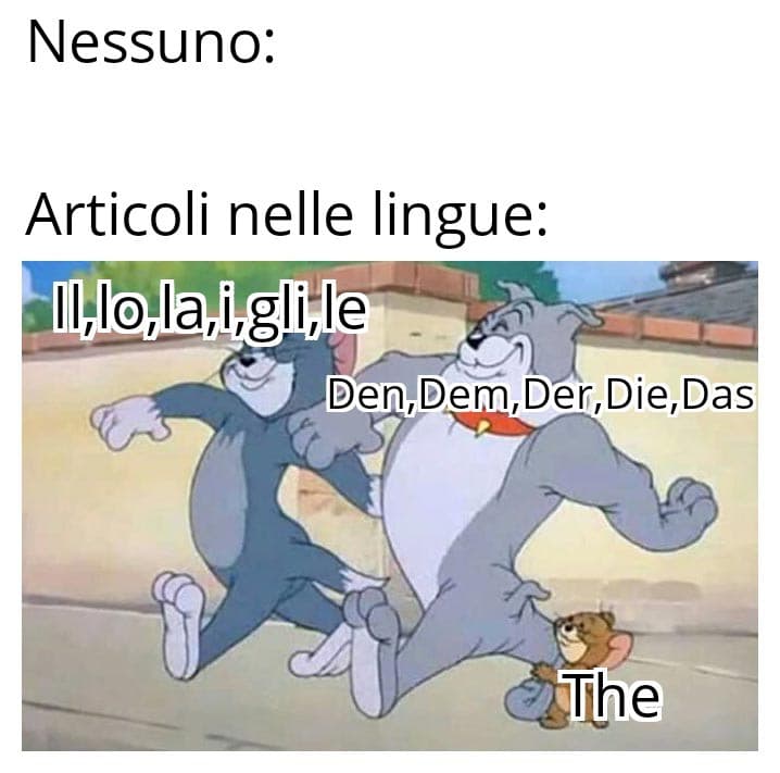 Solo quelli del linguistico possono capire