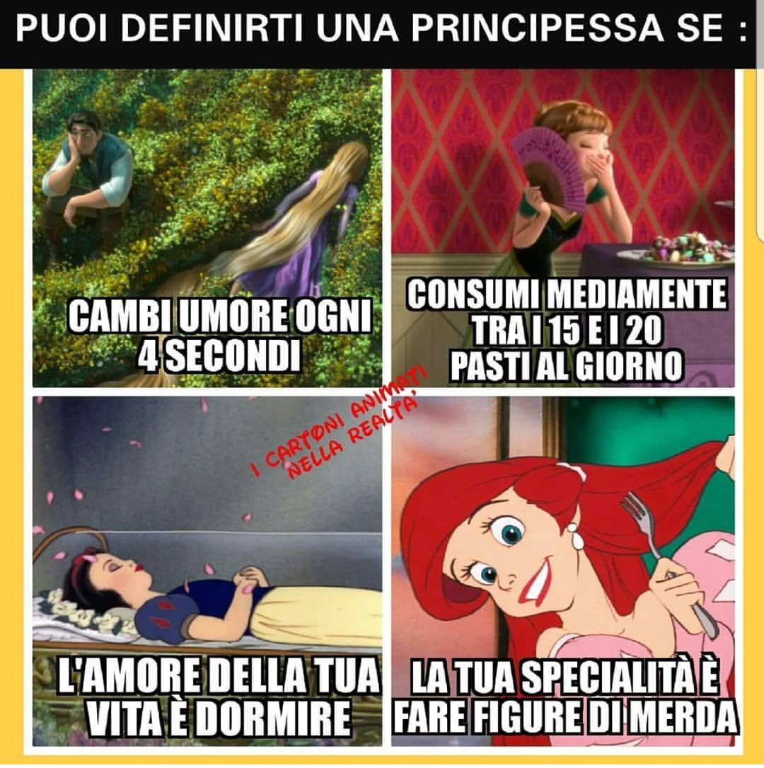 Ho sempre saputo di essere una principessa in realtà ??