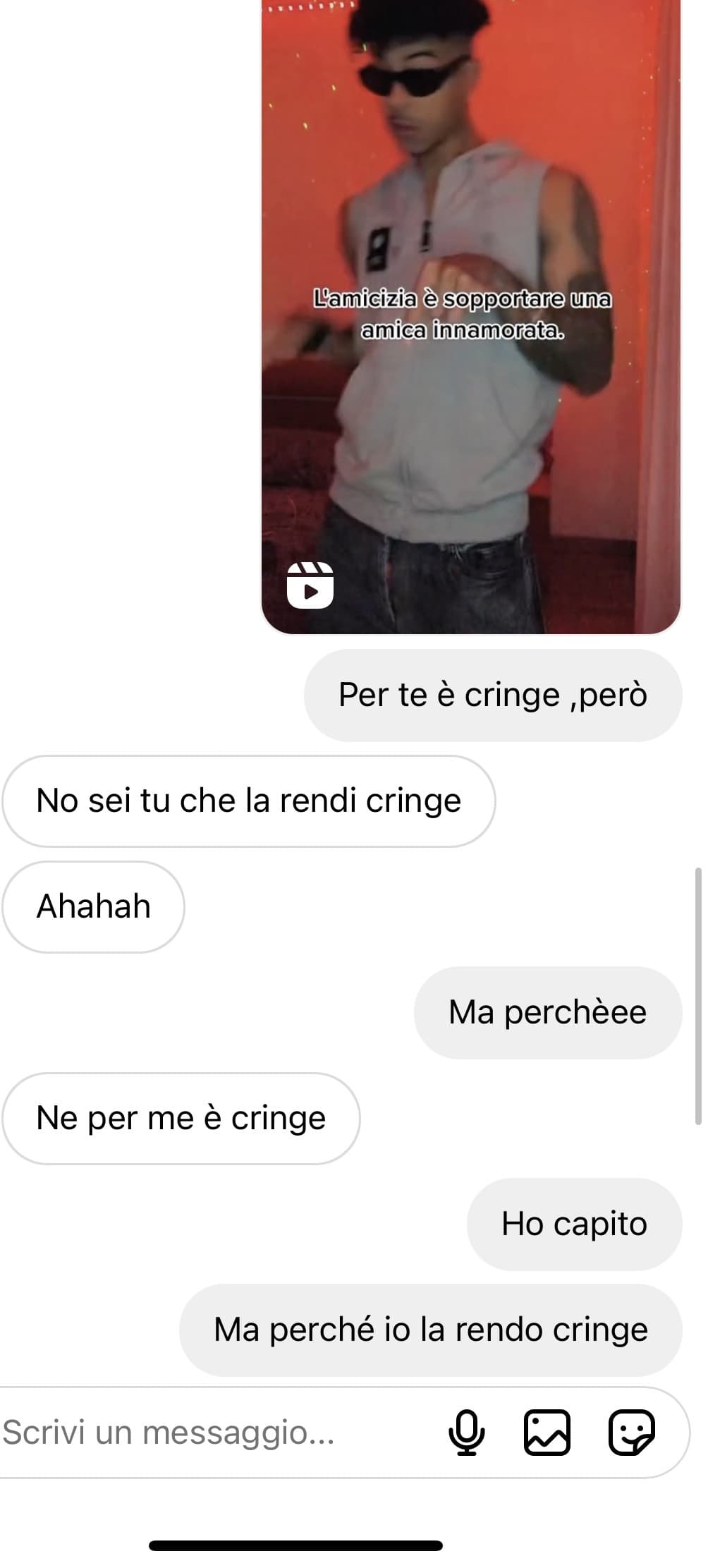 Scusa amo se non sono più innamorata di te e non hai più le attenzioni che avevi ,e non accetti che mi piace un altro ragazzo