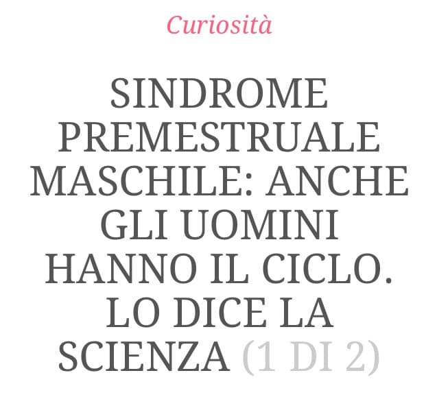 All’ uomo manca solo l’assorbente