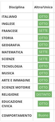 posso ritenermi soddisfatta?pagella di terza media