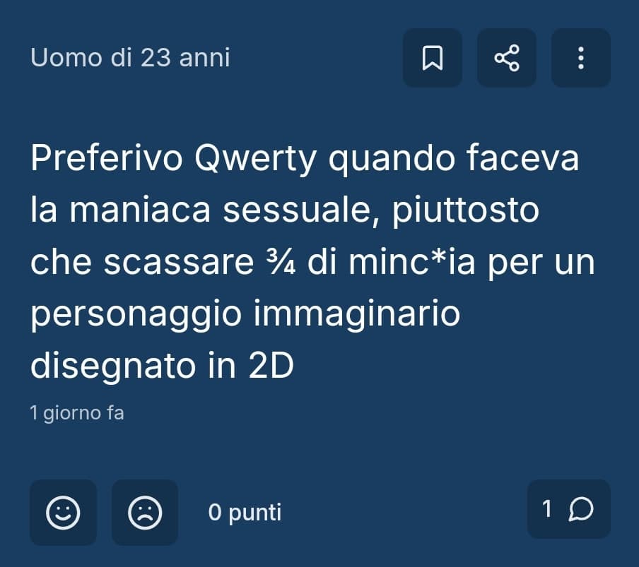 MA PERCHÉ... Una volta tanto che ragiono col cuore e non con... Il corpo