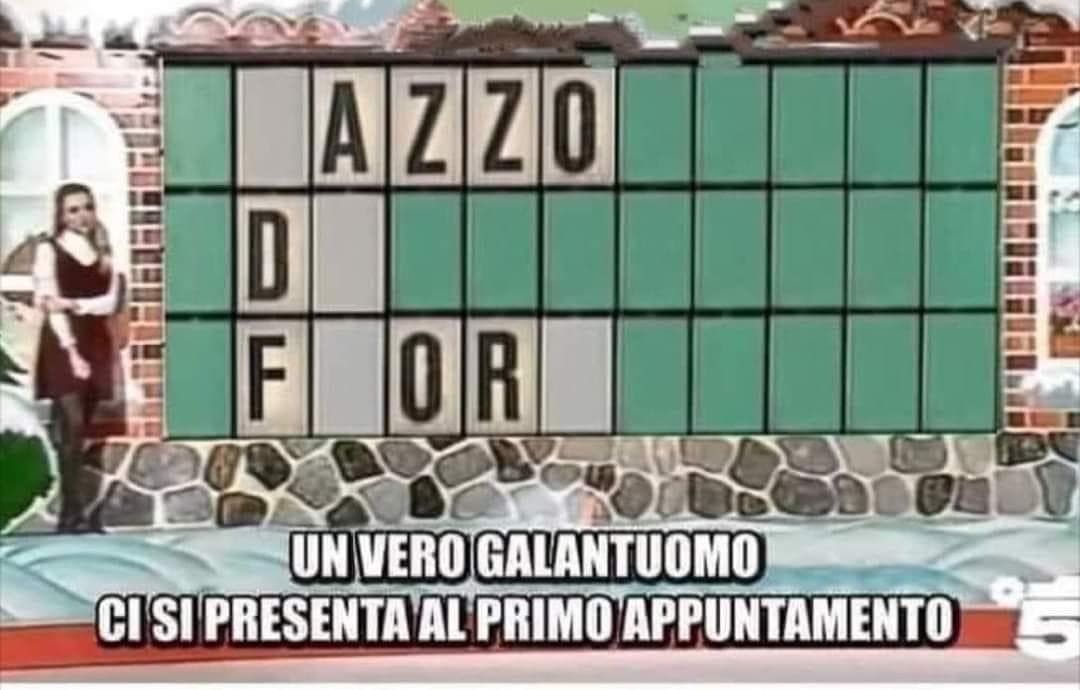 Un bel cazzo di fuori