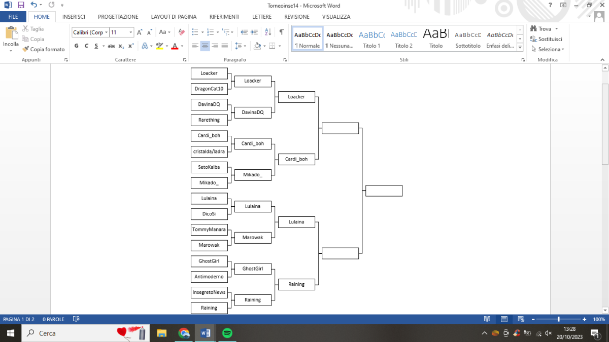 Primo round: Loacker vs Cardi_boh