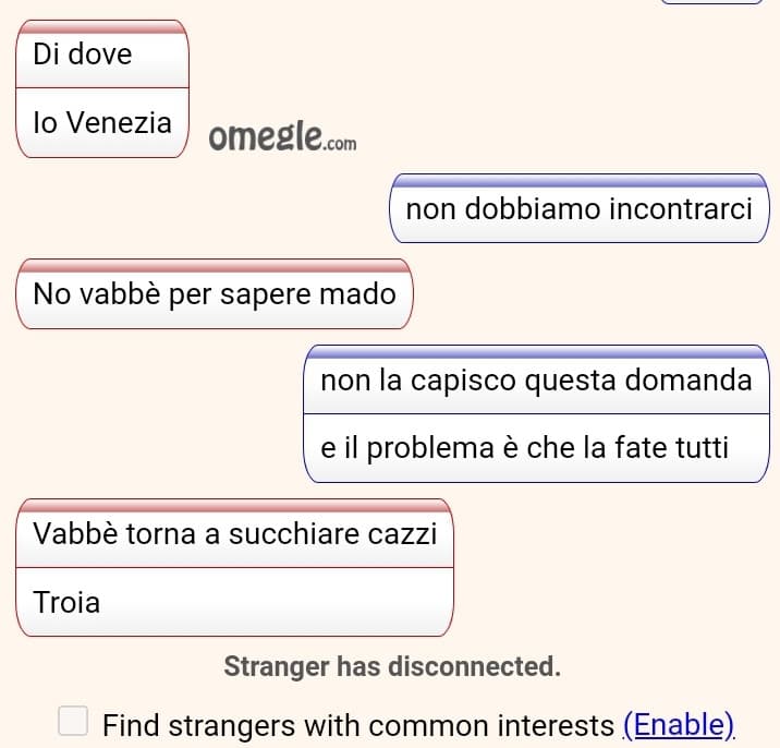 non sei troppo piccolo per essere già così frustrato? semi cit