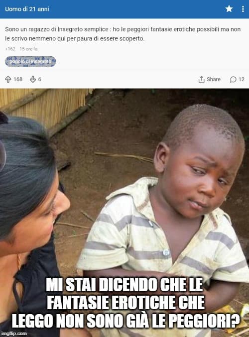 Sono rimasto sconvolto da questa scoperta...