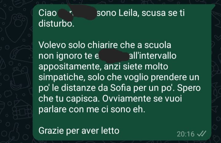 Sofia ti odio.