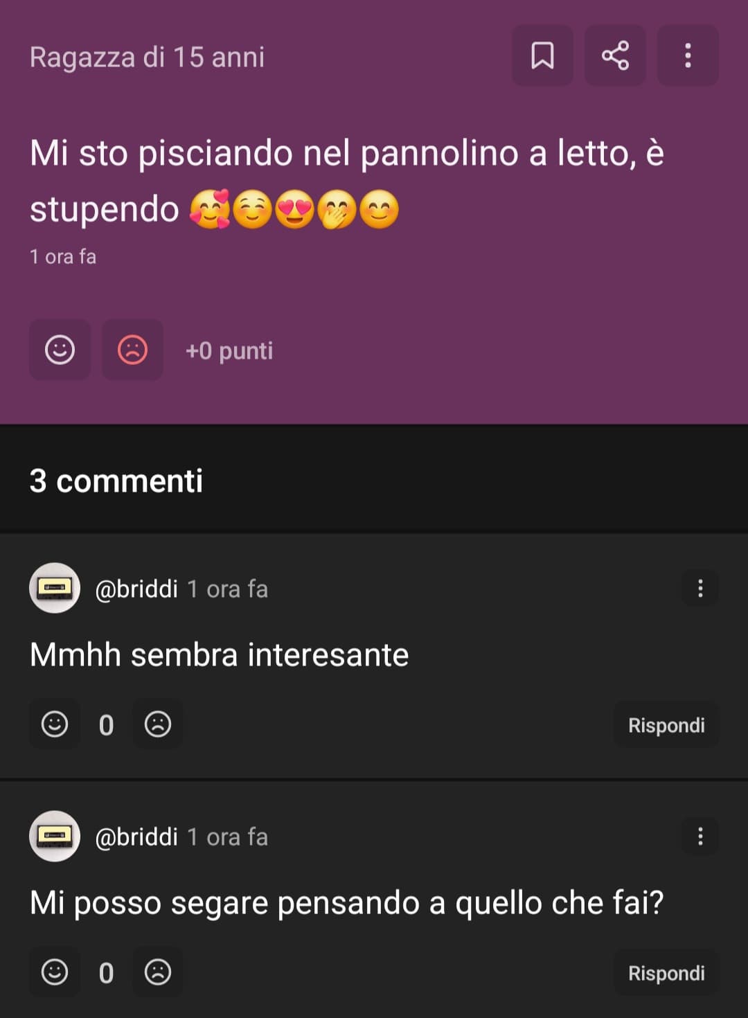 Solo a me fanno ridere le risposte?