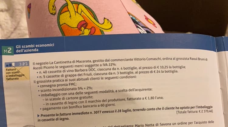 aiuto non capisco come si fa😭😭 non ho mai fatto economia aziendale e domani ho la mia prima verifica sulle fatture