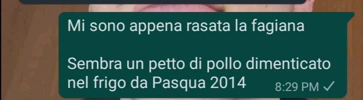 Mi faccio ridere da sola