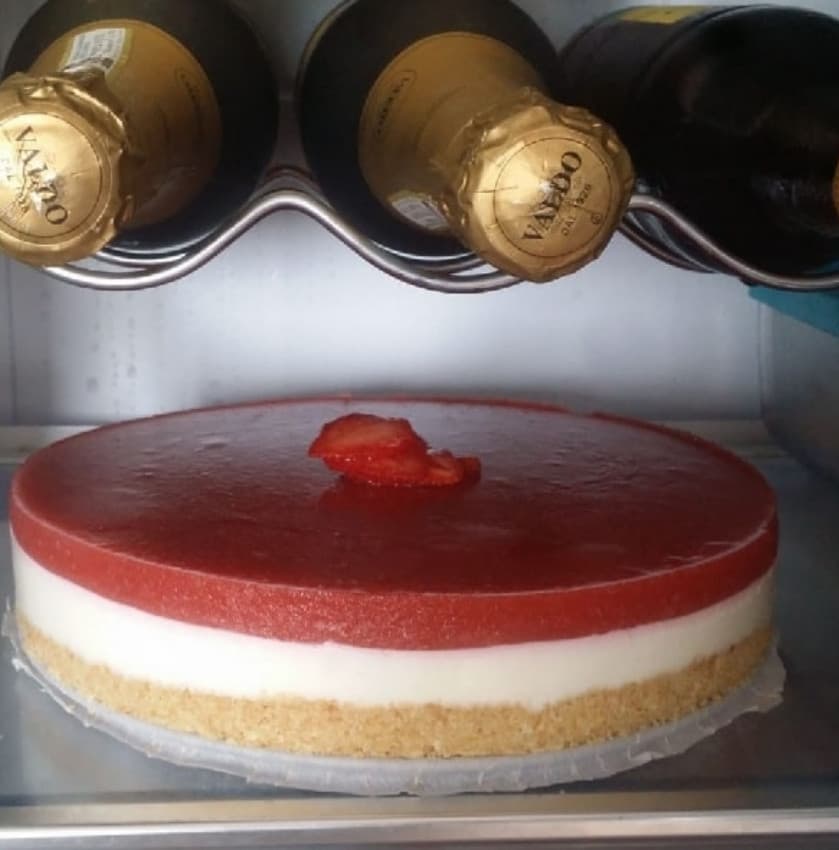 È una cheescake che ho fatto io