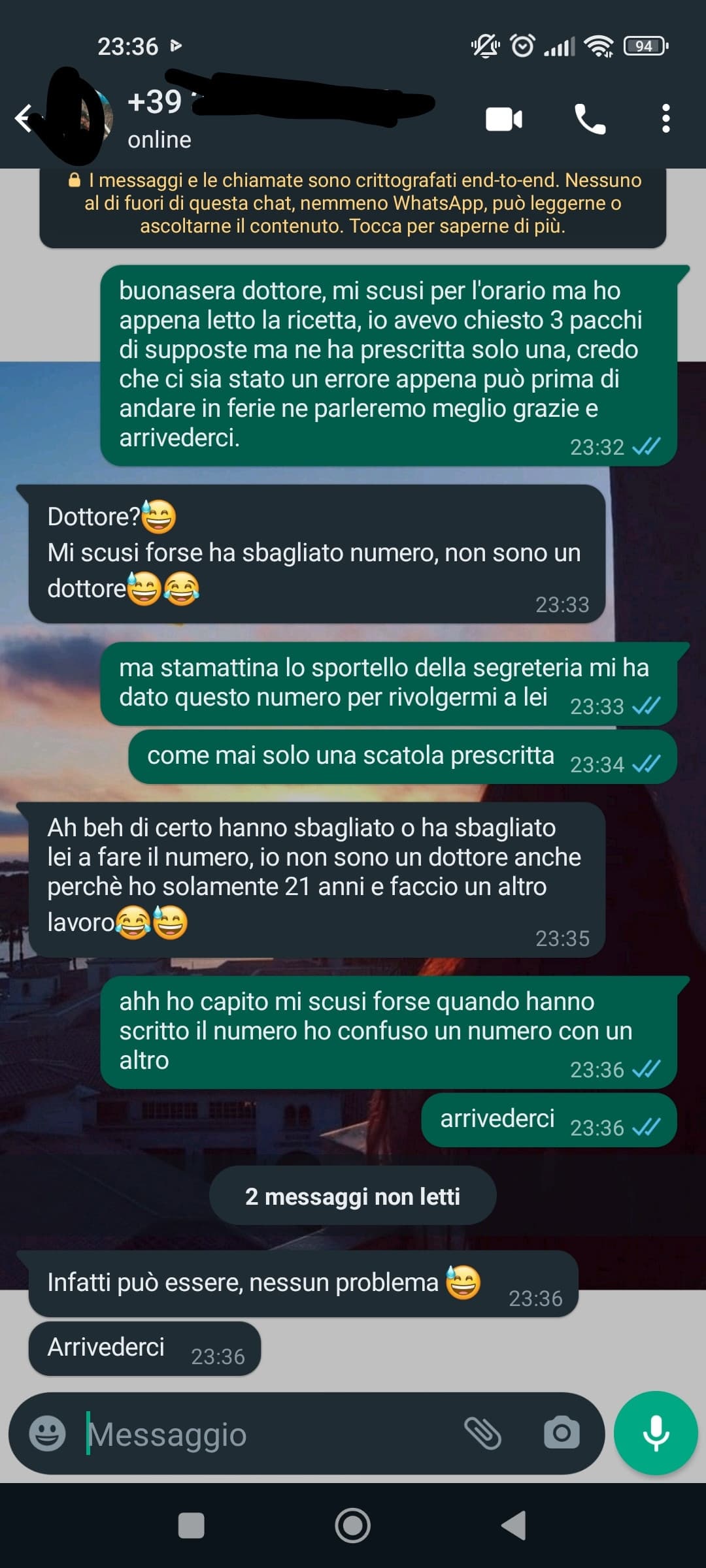 Ho cambiato numero da poco, siccome in pochi lo hanno ho voluto scrivere al mio ex senza salvare il numero (altrimenti avrebbe visto la foto profilo) e niente mi sono voluta divertire così ciao