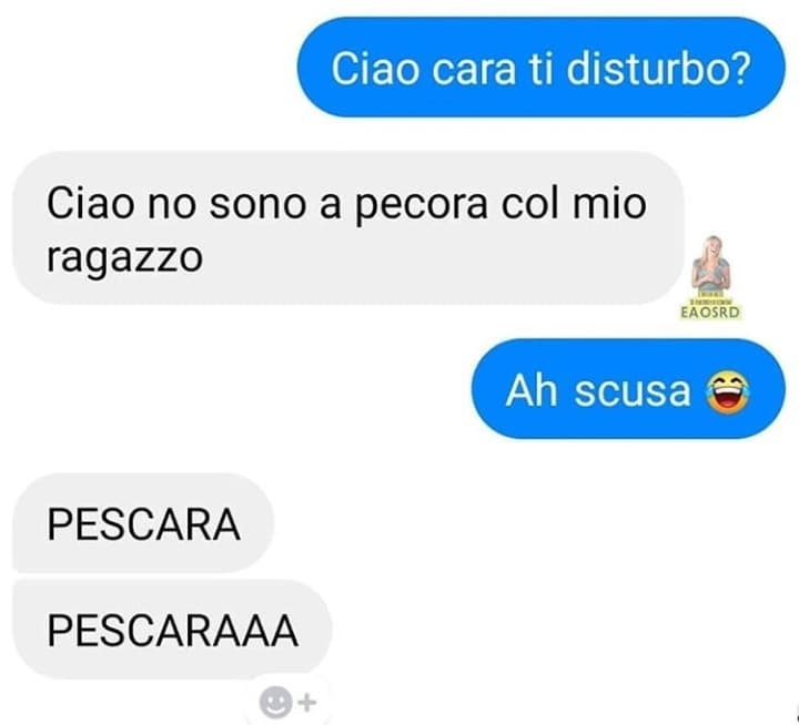 Una settimana di merda poi leggo questo e rido per ore come una deficente