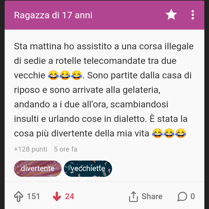 Ragazza vigliacca