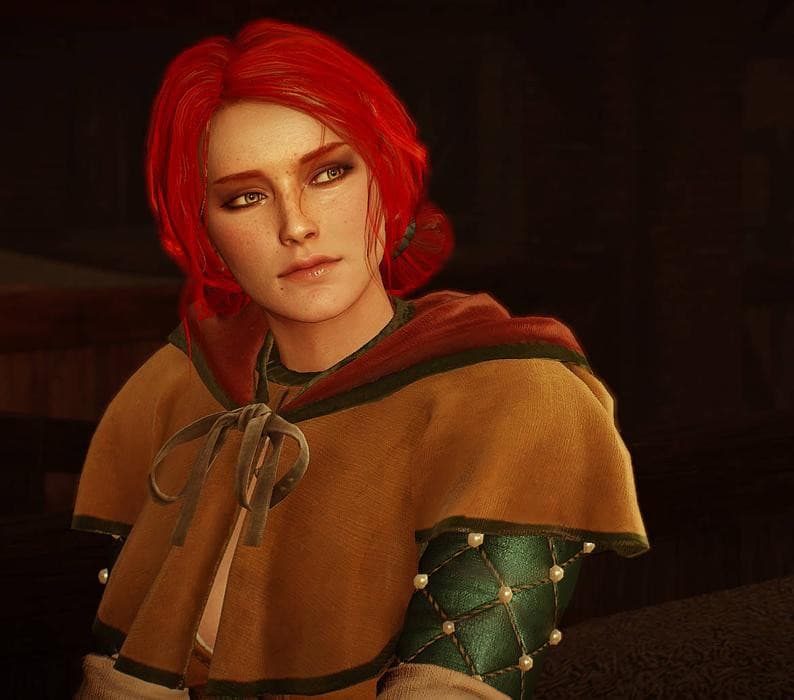 Amore mio perché non sei reale 😭😭😭😭😭 ho troppo bisogno di una Triss nella mia vita 🥺❤️❤️❤️❤️❤️ bella lei 🥺❤️❤️❤️