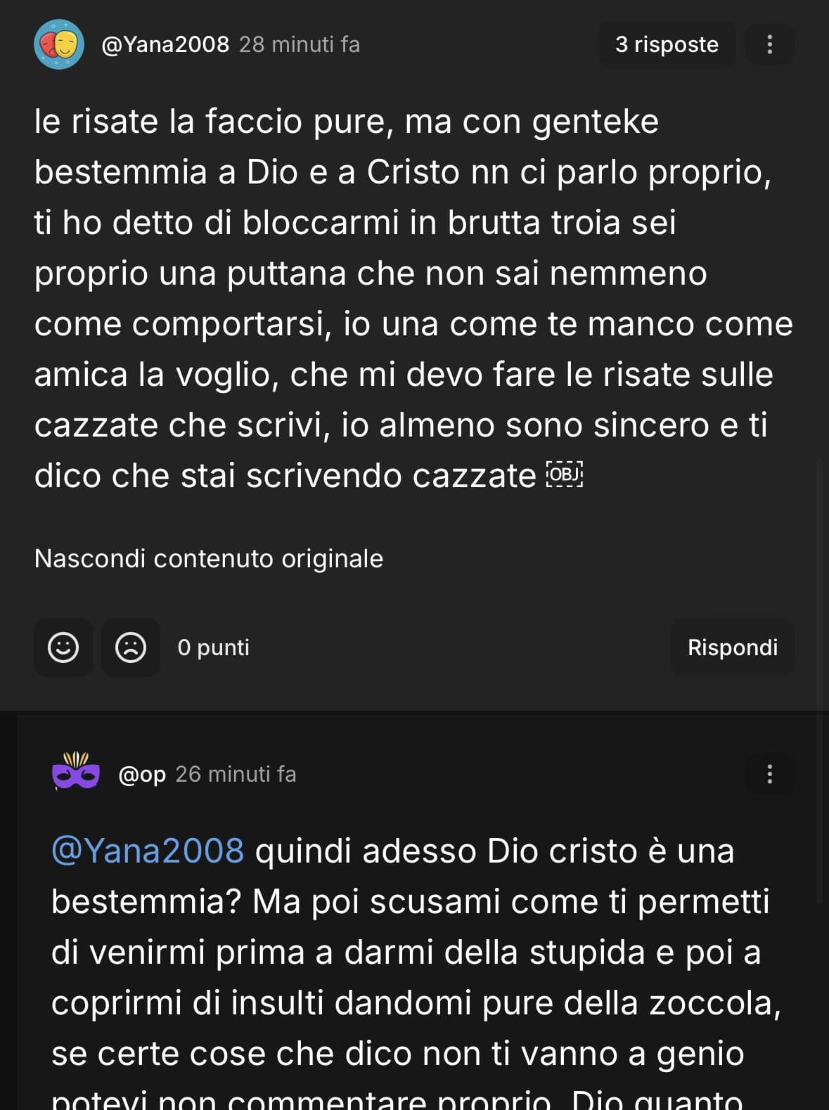 A rega questa è ritardata sodo, segnalatela in massa grazie❤️