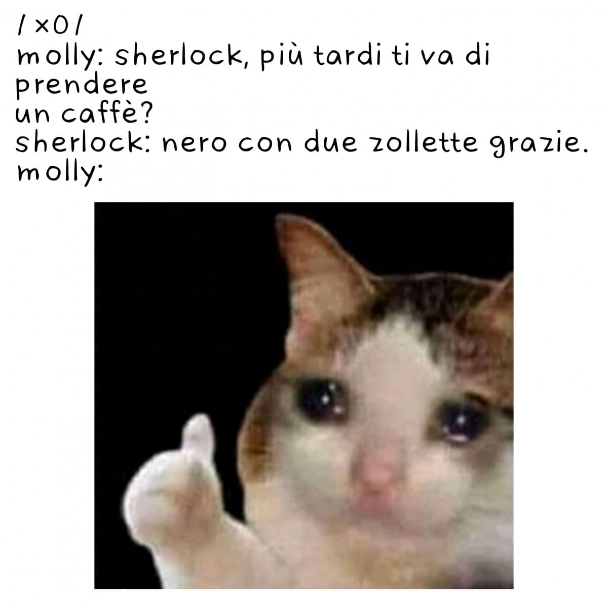 per la serie meme di sherlock