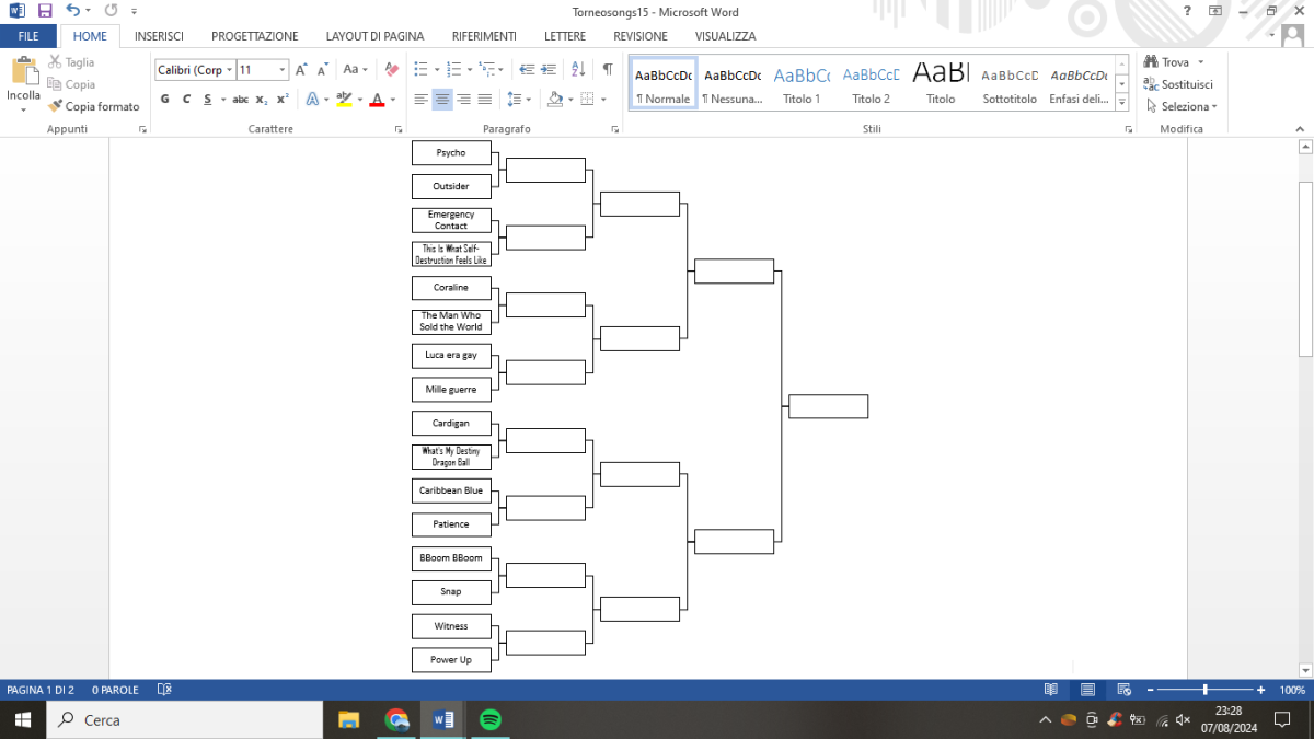 Quinto round: Cardigan - Taylor Swift vs What's My Destiny Dragon Ball - Giorgio Vanni 