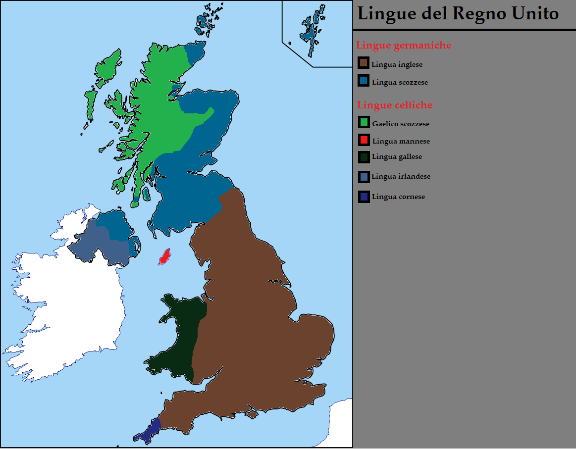 Lingue parlate nel Regno Unito