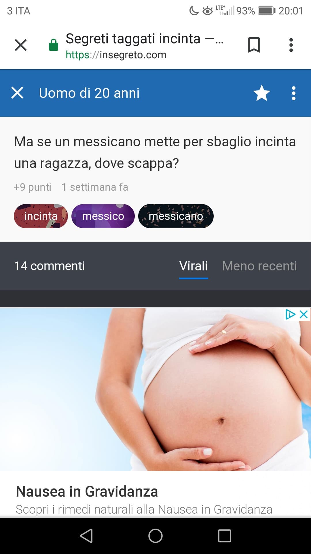 Ma perché... Mi da le pubblicità coordinate al segreto... Strano