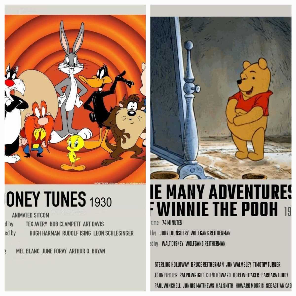 (?girone pt1?) Torneo cartoni animati 6) winnie the pooh or looney tunes