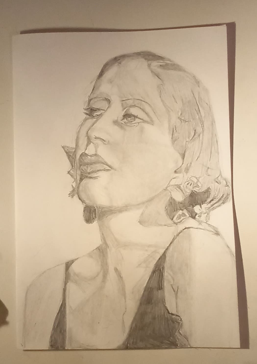 Ho provato a disegnare Tamara De Lempicka