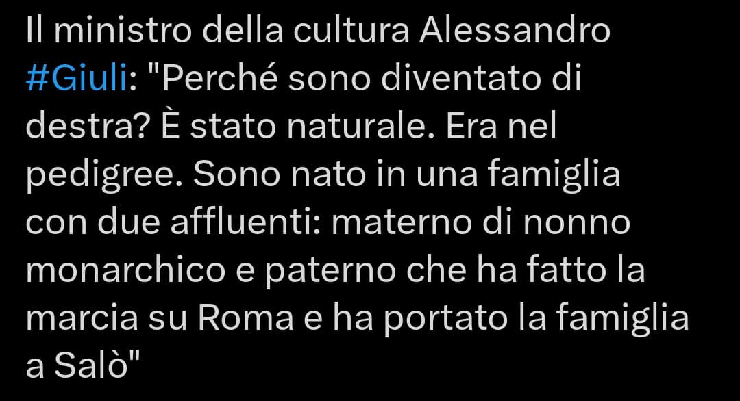 Qualcuno dovrebbe spiegargli che non sono robe di cui andare fieri 