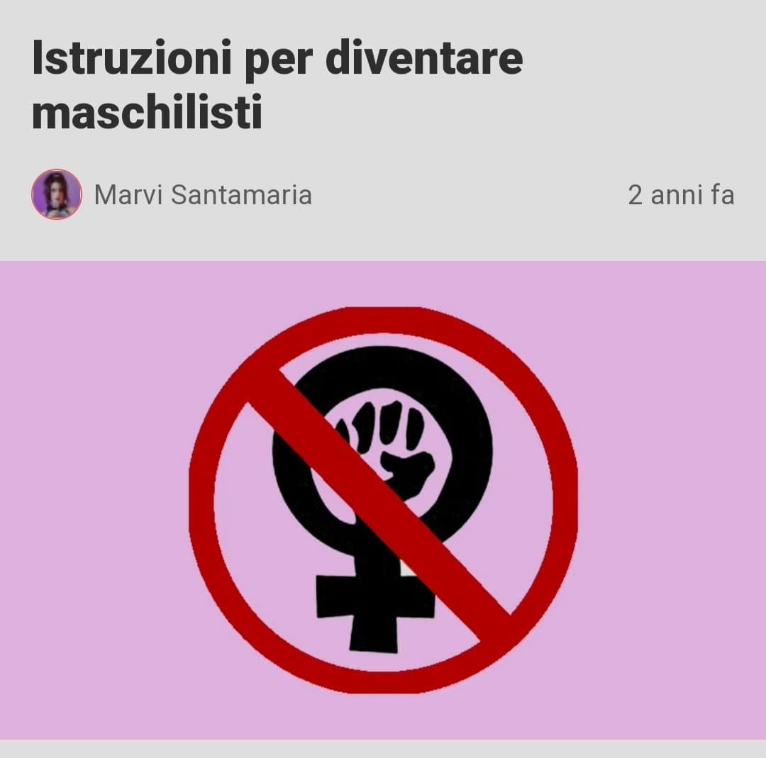 I siti quelli belli. Io non ho bisogno di istruzioni, già sono un maschilista Alpa ????✨✨✨✨✨