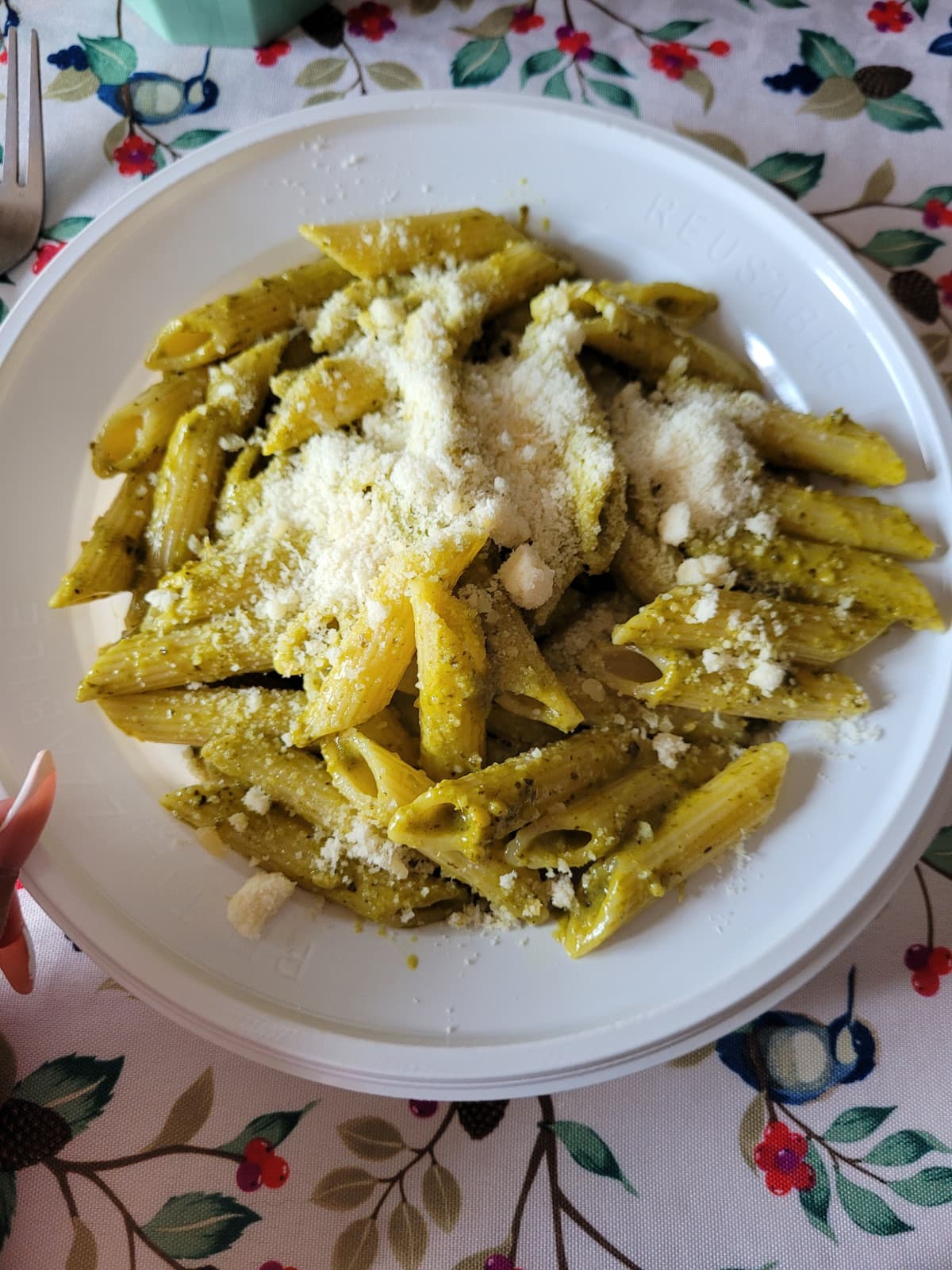 pasta al pesto>>>