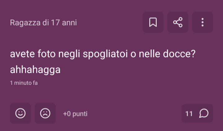 Proprio non ce la fate a capire che è un maschio. Vabbè 