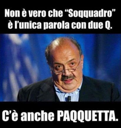 Maurizio non deve mai mancare