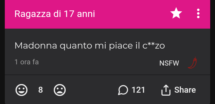 Ma la gente è talmente morta di figa/cazzo da fare così?