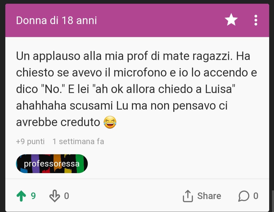 Una tipa mi ha praticamente copiato il segreto ed é nei virali ora. Io-