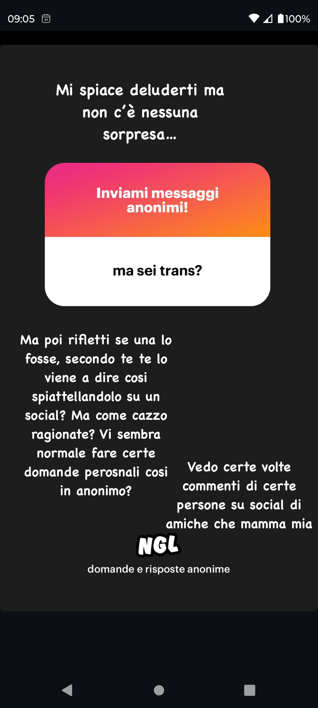 Stessa ragazza su due social diversi: