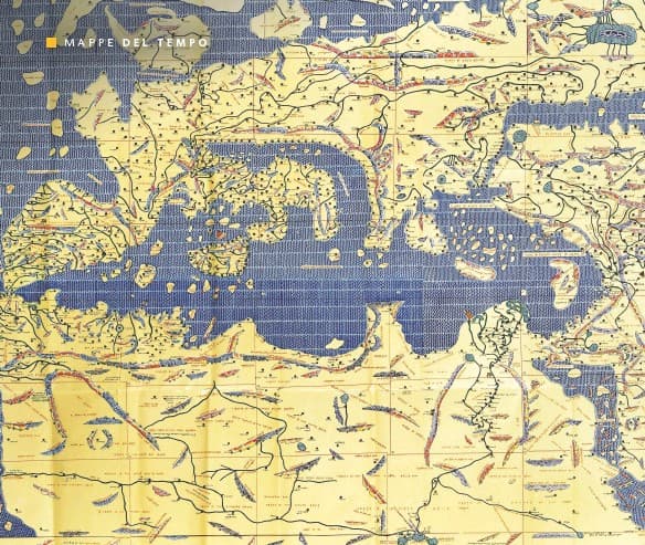 Il Mediterraneo secondo il geografo Muhammad al-Idrisi nel 1154